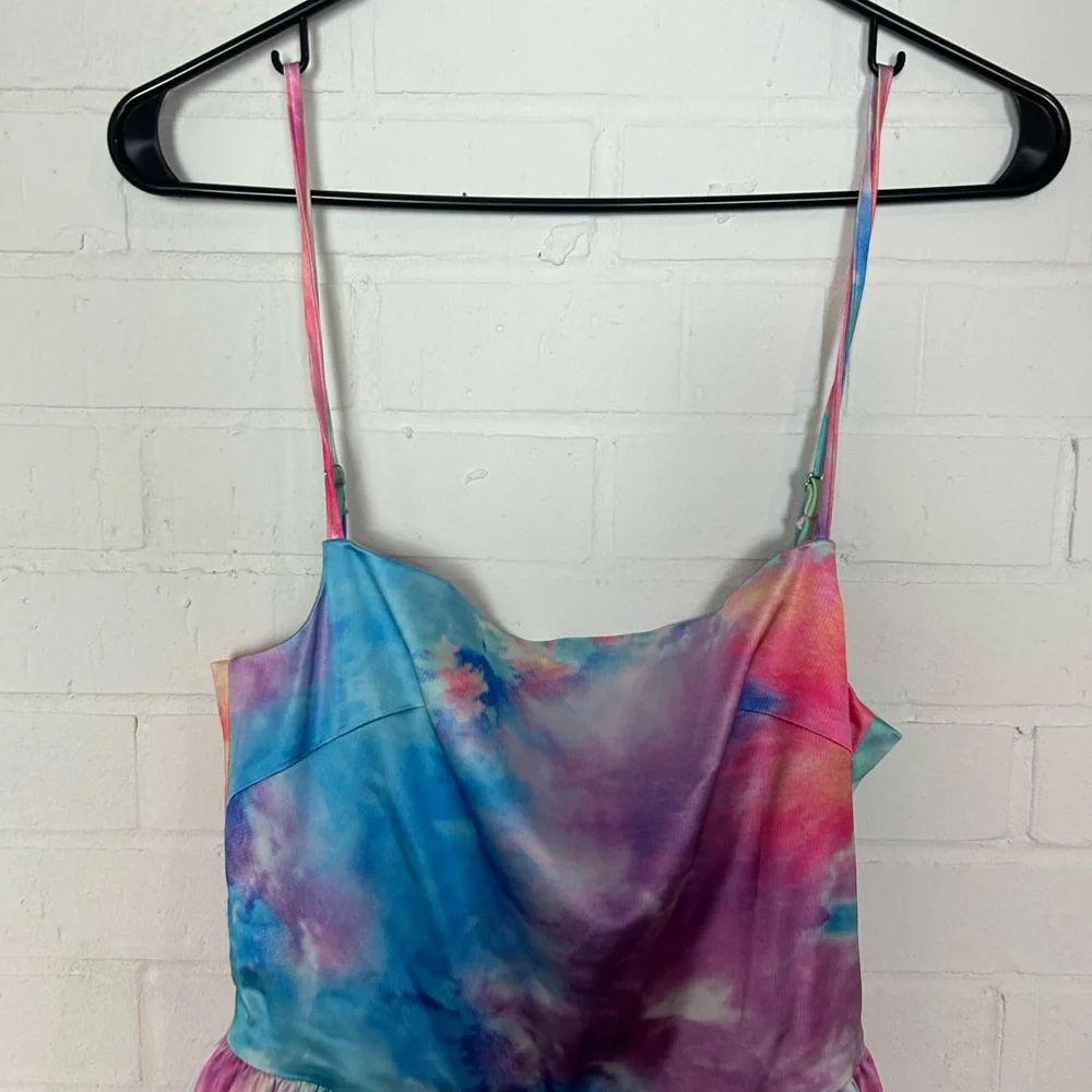 NWT Club Exx Dollskill Rainbow Dress with Matching Gloves - Picture 2 of 6